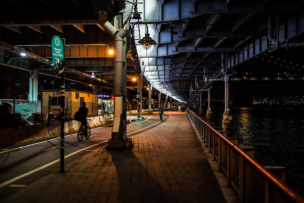 Bike path, FDR Drive.