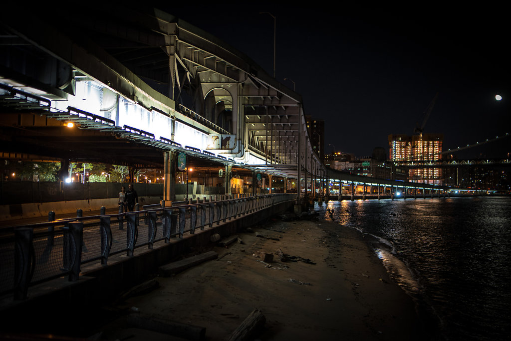 FDR Drive near the Brooklyn Bridge.